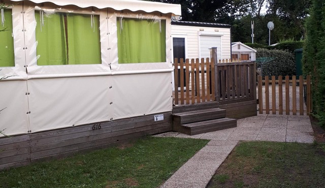 Mobilhome air-conditioned 6/8 plac. covered terrace 2 bathrooms Parc SIBLU Les Charmettes