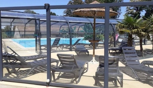 Mobilhome by the sea for 4 pers. in the Bay of Mt St Michel -50-JULLOUVILLE
