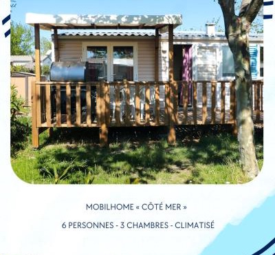Mobilhome Côté mer - 3 Chambres - Climatisé - TV