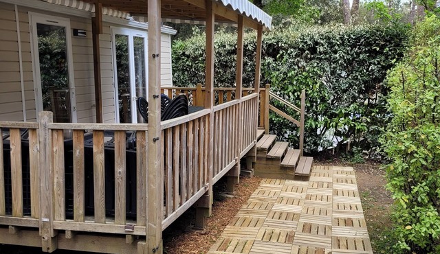 MobilHome 4 pers 2 bedrooms 300 m from the beach