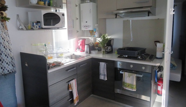 Mobilhome in Valras-beach comfort and new, all options, season 2019