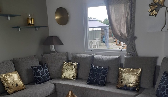 Mobilhome Privé 6 Personnes Situé à Saint Pair sur Mer à 1,5 km de la Plage