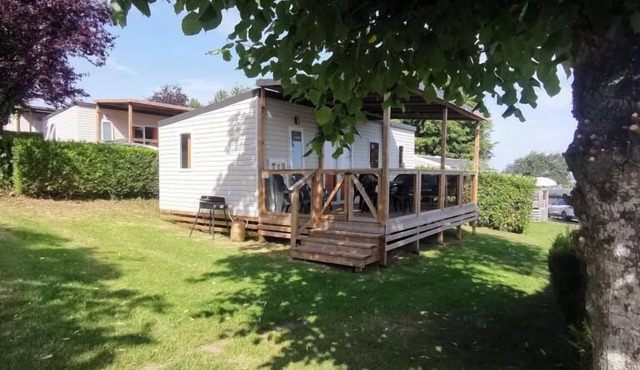 Mobilhome Premium 3 bedrooms 6 persons sea view 5* campsite