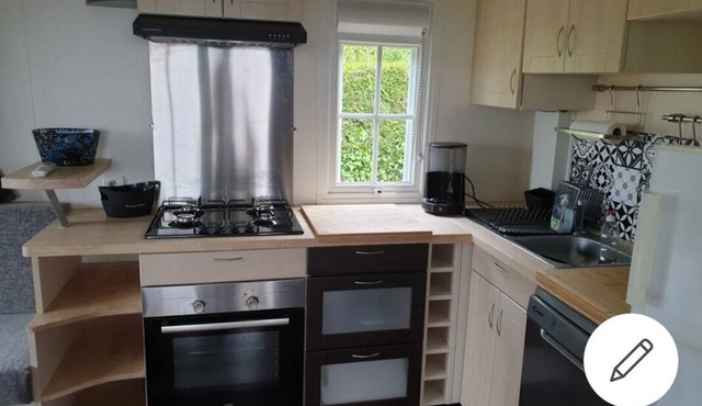 Mobilhome Ty Fregamano, Terrain Privé, vue mer