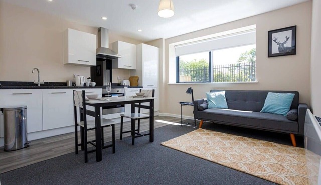 Modern 1 Bed Apartment in Manchester, Sleeps 3