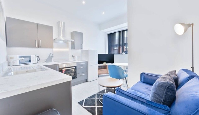 Modern 1 Bed Budget Apartment in Dudley with Wifi