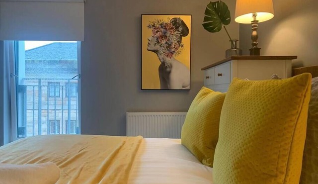 ⭐️ Modern 1 bed flat ⭐️ Merchant City-Free Parking⭐️