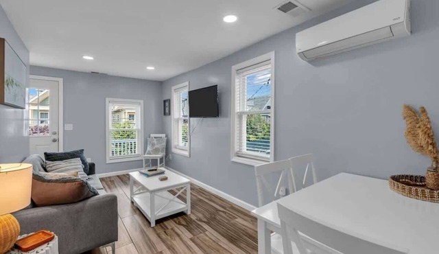 Modern 1BR Near Asbury Park | Balcony + Workspace