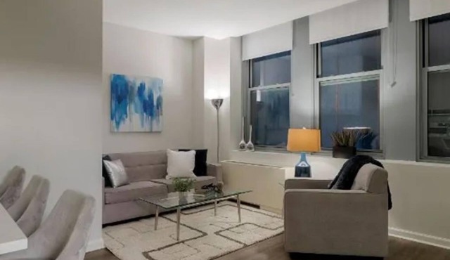 Modern 1BR Steps from City Hall & Downtown
