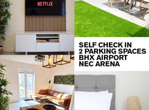 Modern 2 Bed house - HS2, NEC & Birmingham Airport