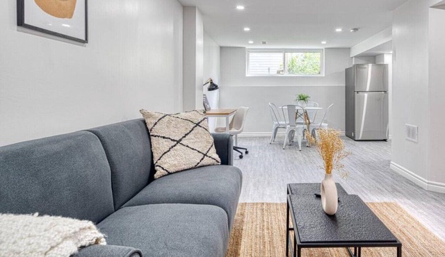 Modern 2BR Basement Suite | Near McMaster & Mohawk
