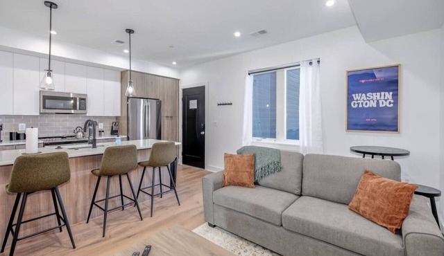Modern 2BR Capitol Hill Apt - 3 Min Walk to Metro!