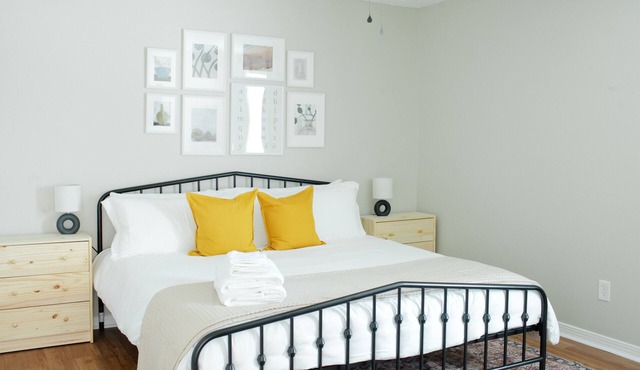 Modern 2BR Haven | Patio & Pets Allowed