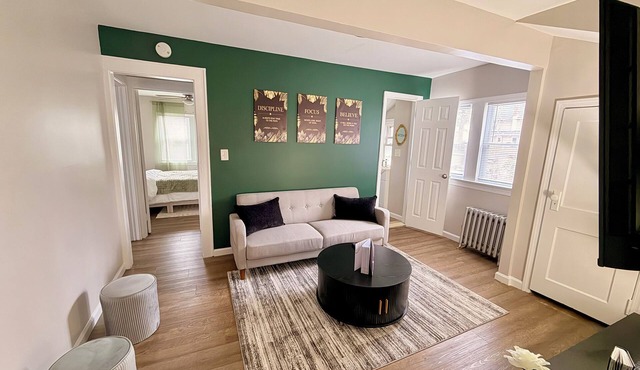 Modern 2BR Parkside Retreat Steps to Park Near NYC Self-Check-In