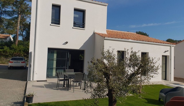 Modern 3-star villa near beach, 6 guests, La Faute-sur-Mer