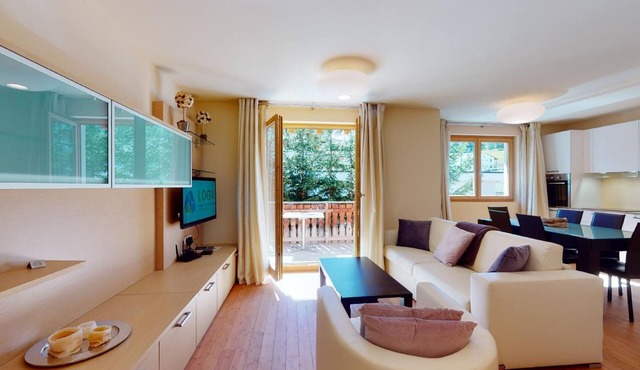 Modern 3½ room flat on the ground floor, approx.