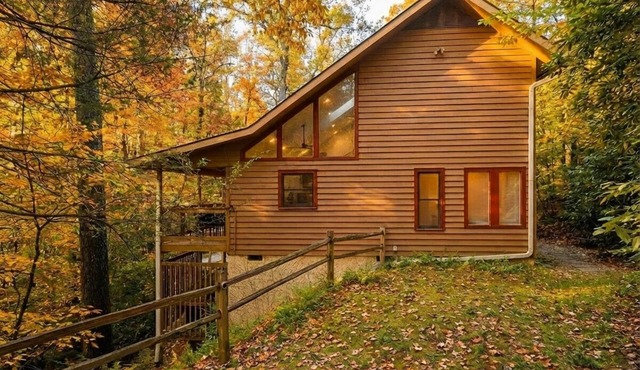 Modern 3BR Cabin: Hot Tub, Mountain Views, Arts District, Rocky Top Sports World