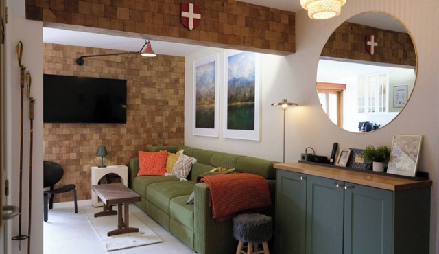 Modern 3BR - 500m from funicular - 3 balconies with view - Ski Room