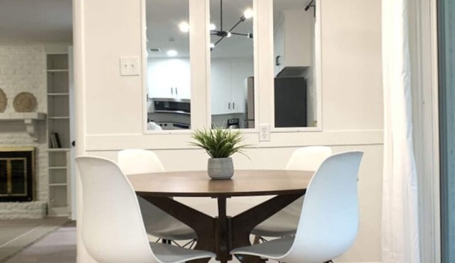 Modern 4-BR Home w/Sunroom, Office, & Pet-Friendly Yard – Ideal for Groups & Families!