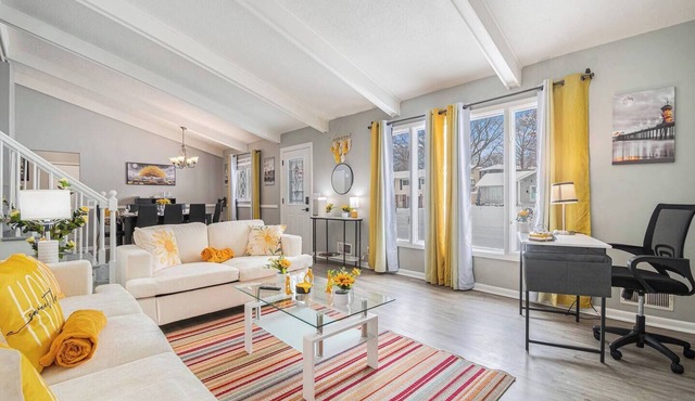 Modern 4 BR Retreat | Arcade, Bounce House, Firepit, Grill