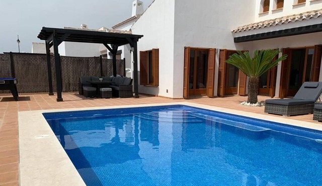 Modern 4 Bed Villa with large pool (heated on request) and bright open spaces