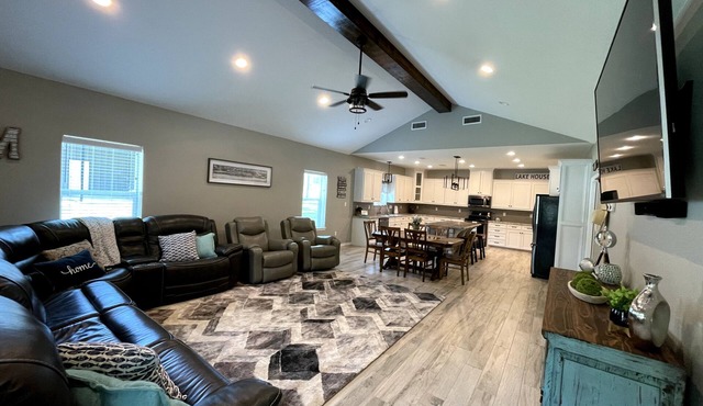 Modern 5-BR Lake Getaway w/Covered Boat Parking
