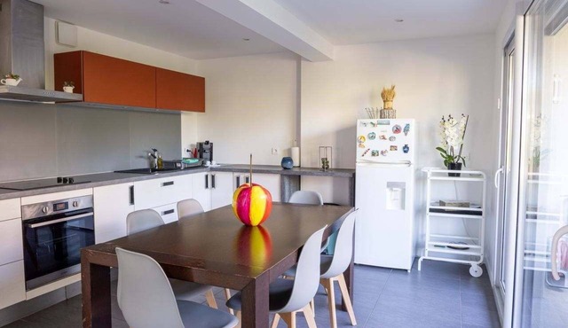 Modern 90m2 Apt, great location, near lake , Geneva , ski & summer resorts