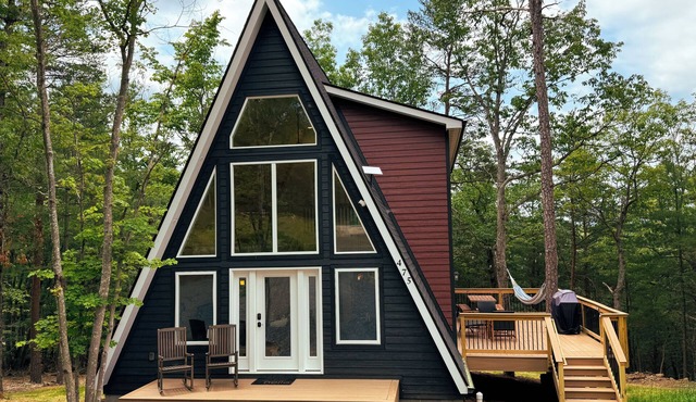 Modern A-Frame Cabin in the Heart of the Shenandoah Valley