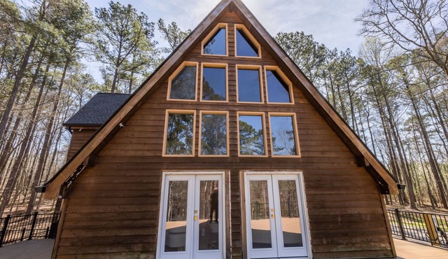 Modern A-Frame House in Secluded Woodland – A Creative Sanctuary