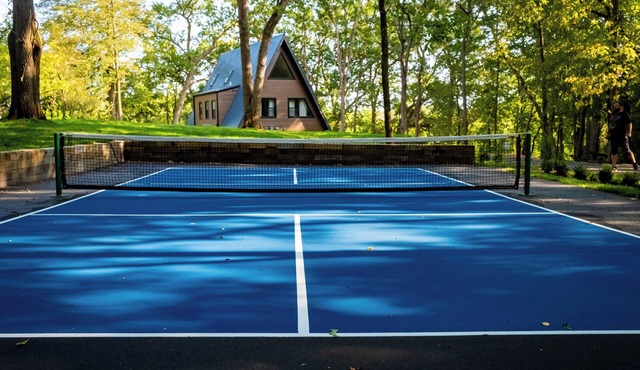 Modern A-Frame Lake Cabin w/Pickleball Ct.4Bd 3Ba