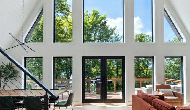 Modern A-Frame near many wineries and activities: fire pit, King beds, & more!