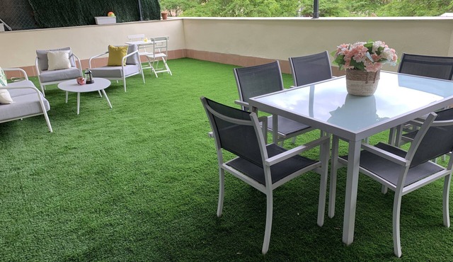 MODERN ACCOMMODATION WITH SPECTACULAR TERRACE NEXT TO BARCELONA.