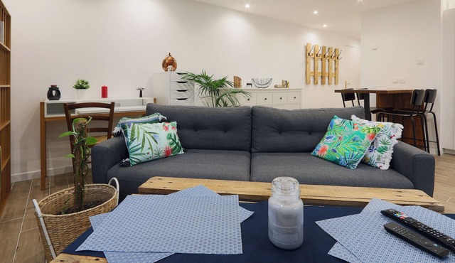 Modern and bright apartment near Tours.