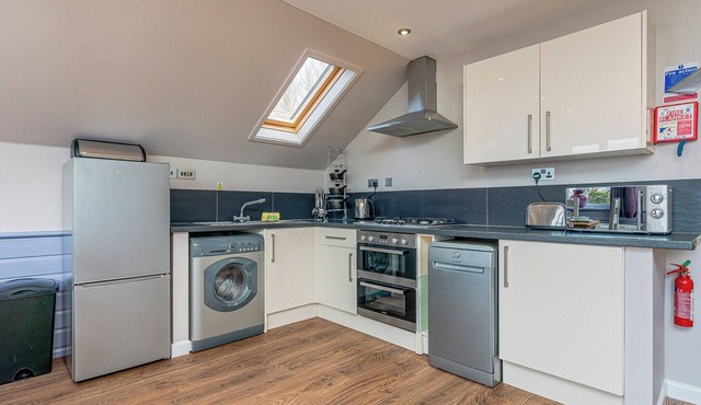 Modern and contemporary brick-built lodge.