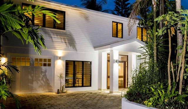 Modern and stylish and located right on picturesque Oak Beach