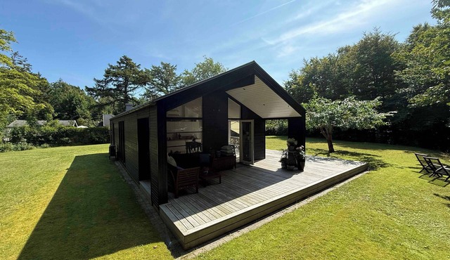 Modern and stylish summer cabin