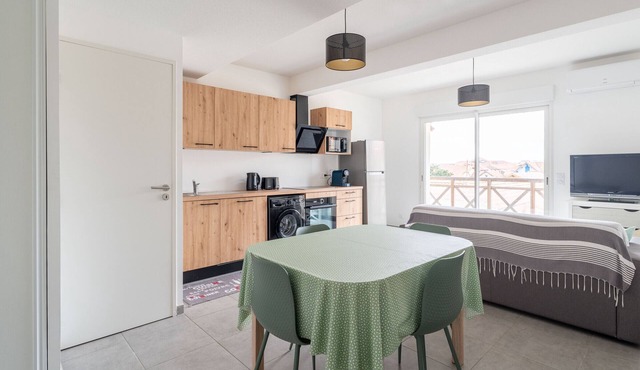 Modern apartment 50m from ocean, sleeps 4, with parking at Mimizan Plage