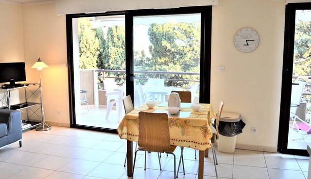 Modern Apartment, 2 Bedrooms, Terrace, A/C, Parking, Near Beach, Cavalaire