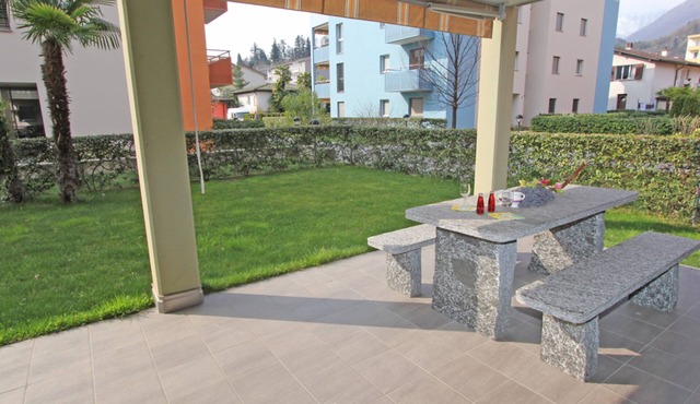 Modern apartment on the first floor of a small apartment building in a central location