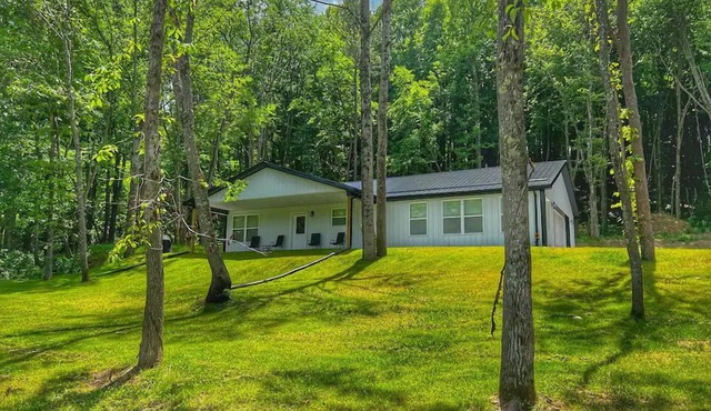 Modern barndo, with game room and hot tub