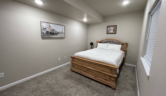 Modern basement apartment w/private yard just minutes from downtown Cheyenne.