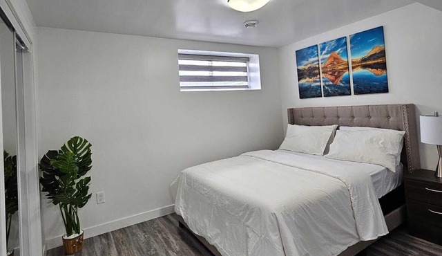 Modern Basement suite with seperate entrance close to grocery, restaurant & mall