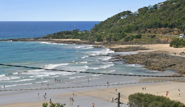 Modern beach house with ocean views