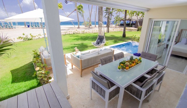 Modern Beachfront Condo w/Private Outdoor Pool & Patio @ Emotions Playa Dorada