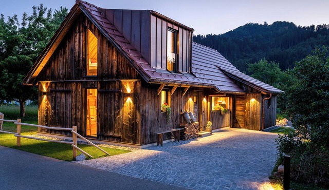 Modern converted barn with whirlpool in beautiful natural surroundings