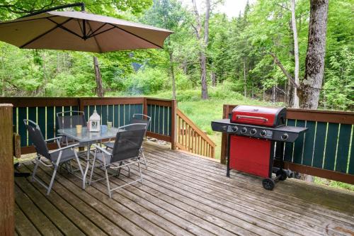 Modern Cabin Retreat with Patio & Outdoor Firepit