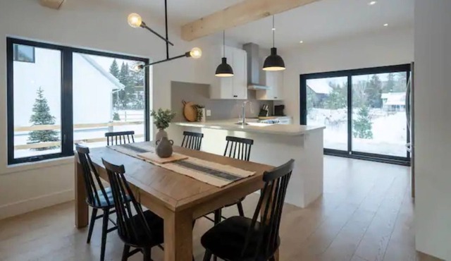 Modern Canadian farmhouse across from golf course