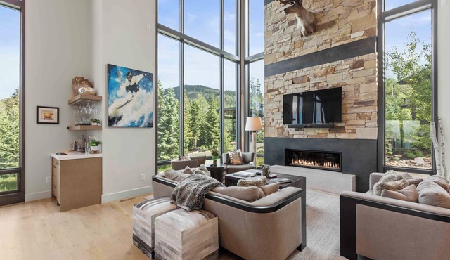 Modern Canyons Estate by InvitedHome | Game Room, Deck, Firepit, Hot Tub, Views