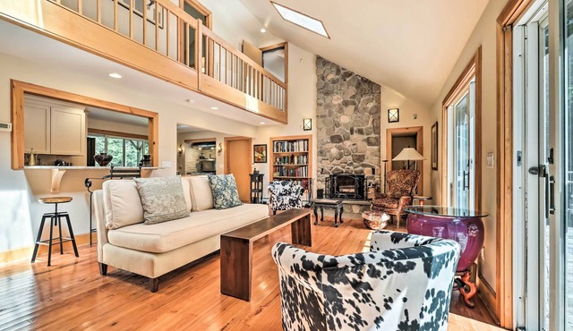Modern Catskills Escape on 25 Acres w/Deck!