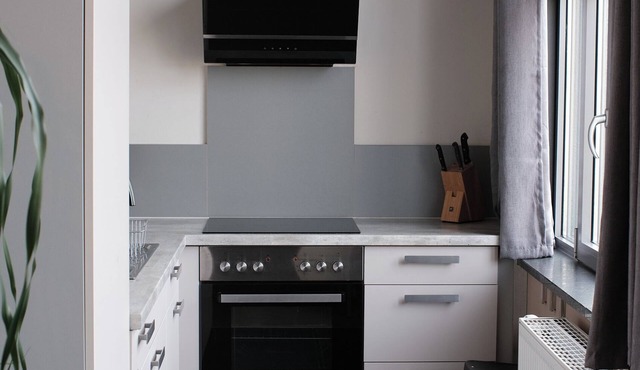 Modern, central apartment with industrial charm in Zeulenroda-Triebes